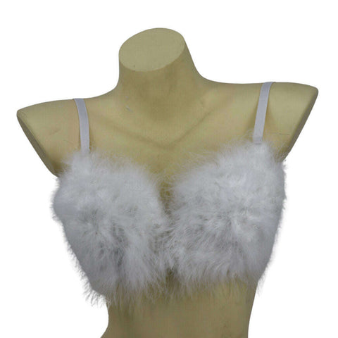 Fluffy Feather Bra – AbracadabraNYC