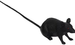 4.5" Black Rubber Rat