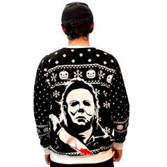 Halloween Printed Graphic Holiday Sweater
