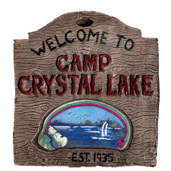 Friday the 13th Welcome to Camp Crystal Lake Vacuform Sign