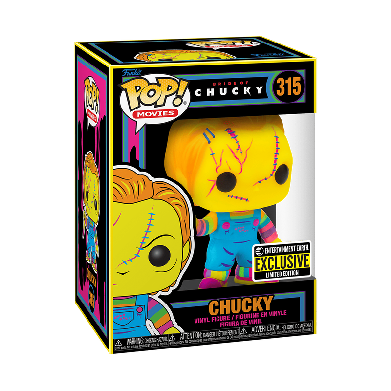 Funko Pop Blacklight Bride of Chucky: Chucky