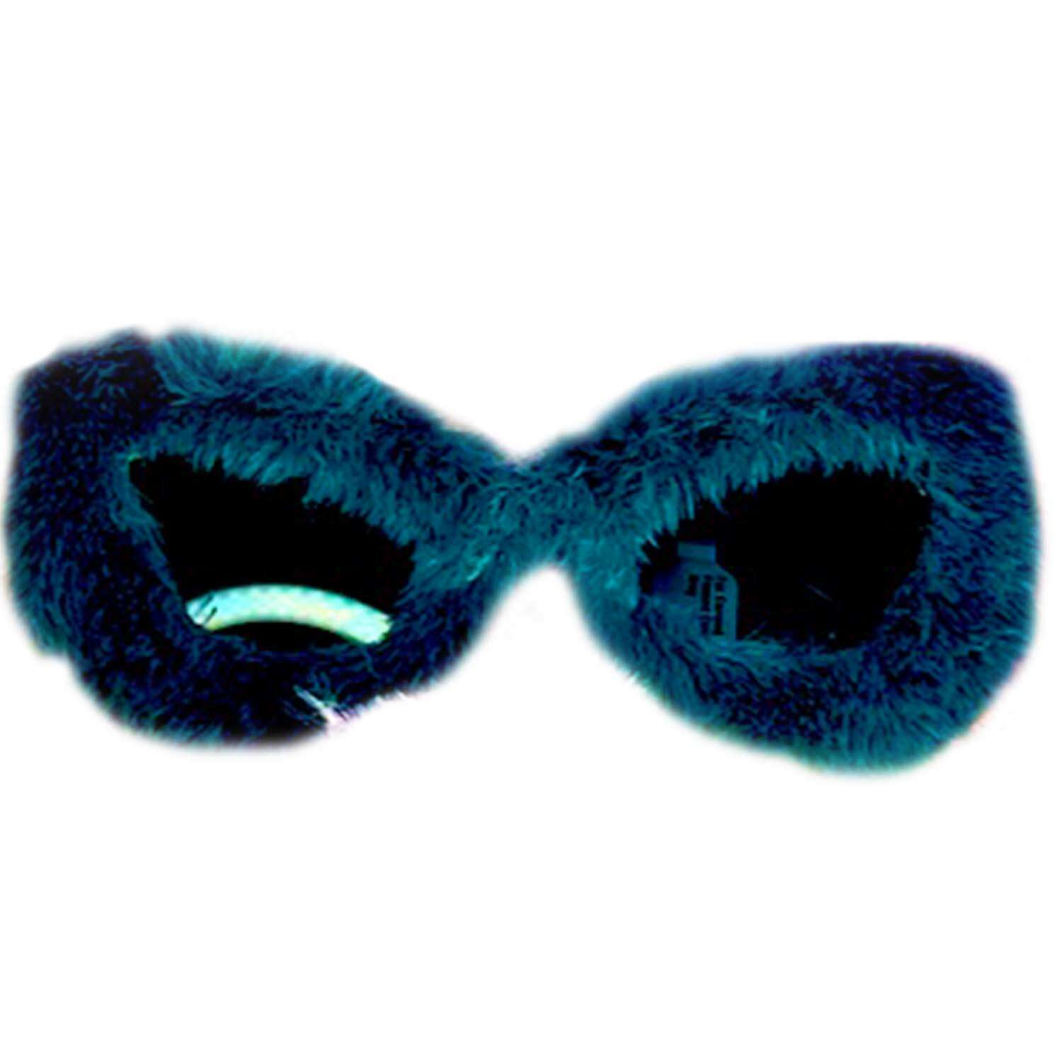 Fur Covered Frames Sunglasses