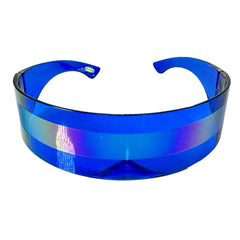 Futuristic Retro Wrap Around Shield Sunglasses