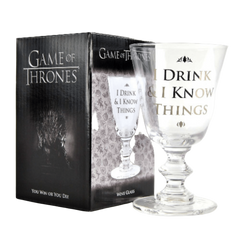 Game Of Thrones I Drink & I Know Things Wine Glass