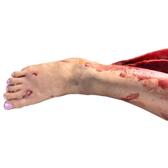 Severed Female Left Leg w/ Exposed Resin Bone