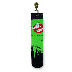 Ghost Busters Oozing Slime Crew Length Knit Socks