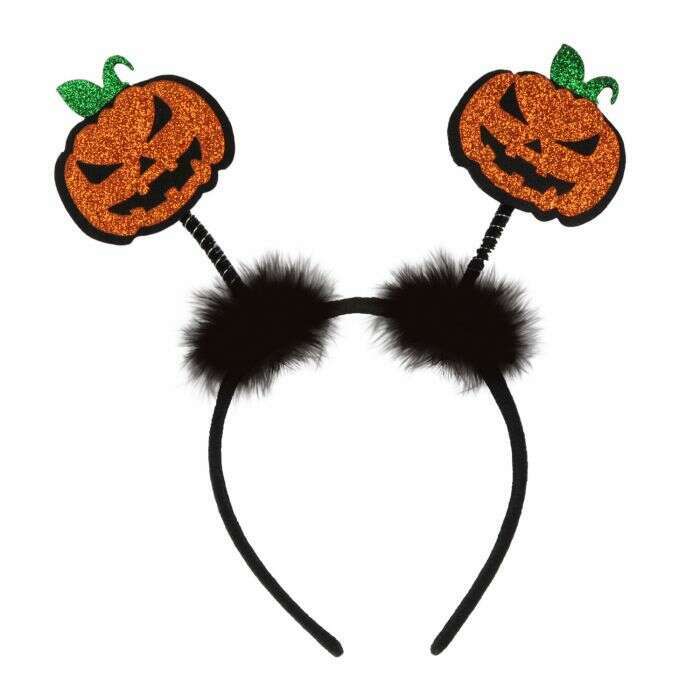 Glitter Jack-O-Lantern Boppers