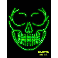 Glow In The Dark Skull Face Jewels