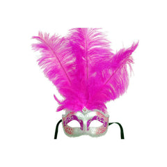 Godiva Feathered Small Venetian Mask