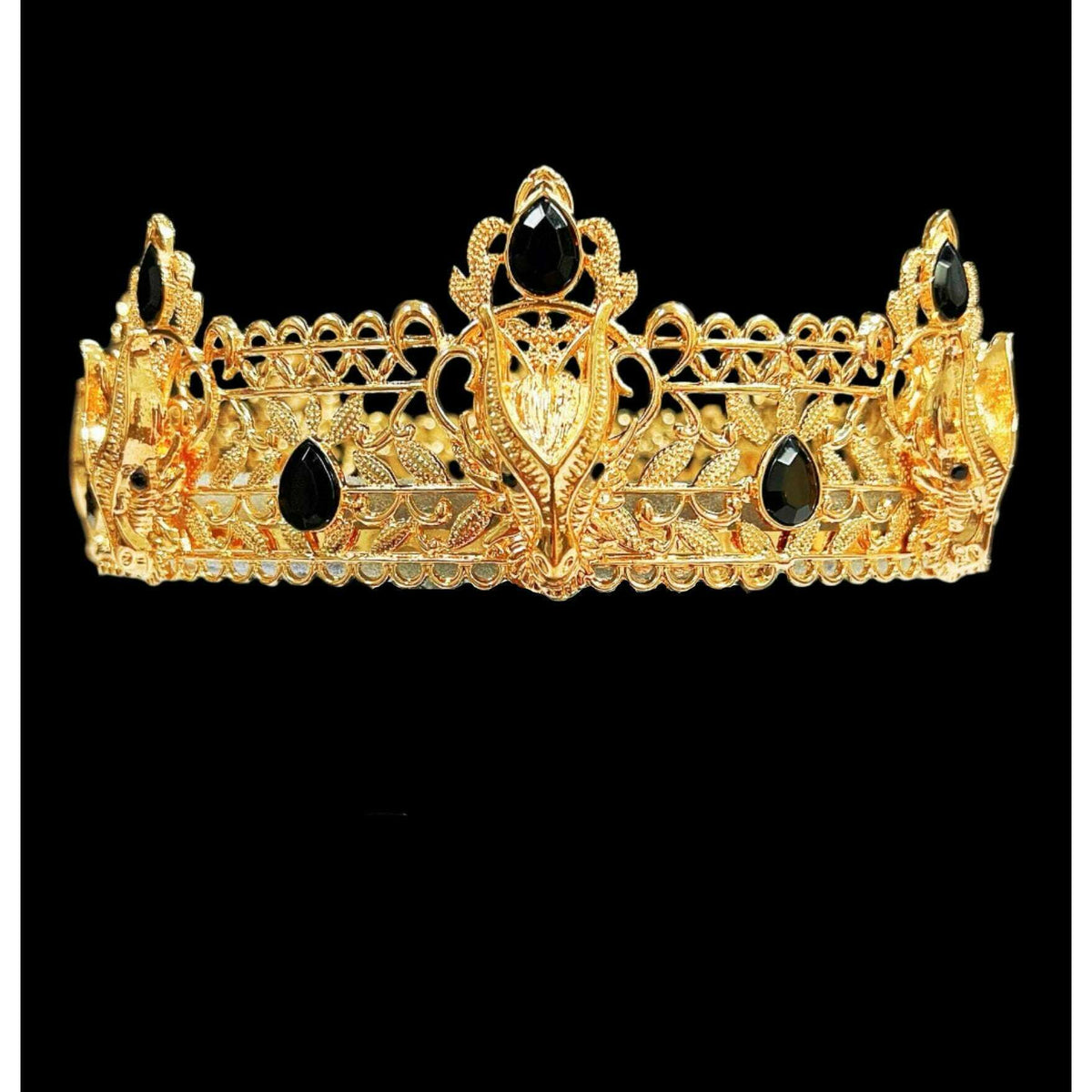 Gold Draconic Gothic Crown