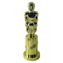 Gold Plastic Award Statue