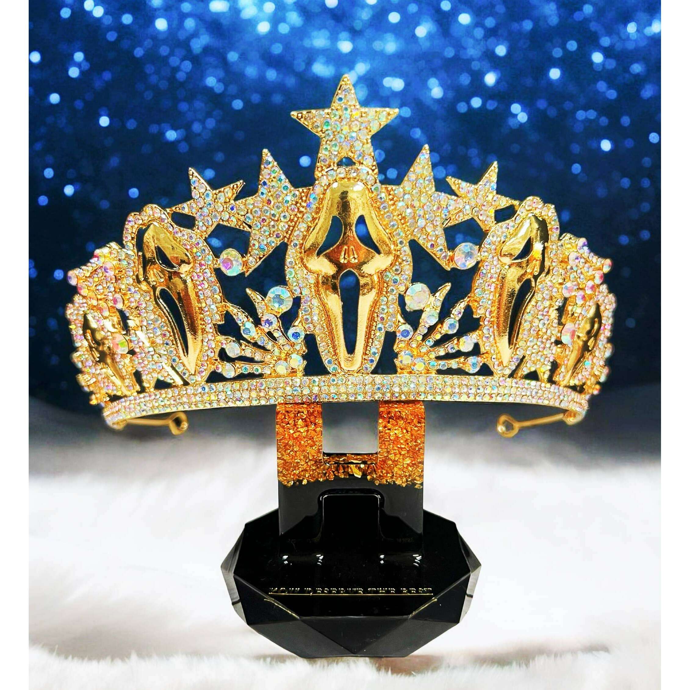 Gold Scream Queen Star Crown