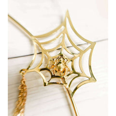 Gold Spiderweb Halo Headpiece