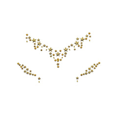 Gold Star Face Jewels