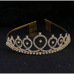 Golden Princess Mini Tiara