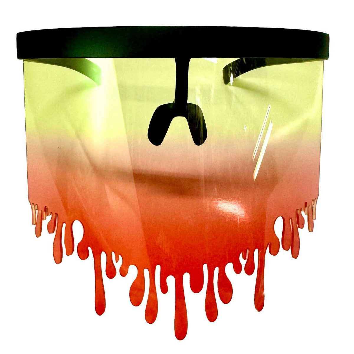 Gradient Drippy Face Shield