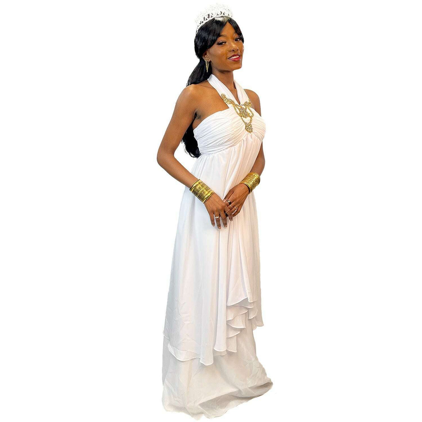 greek goddess dress UNDERWRAPS Toga Womens Costume Made of 100% polyester Goddess Dress Adult Costume Small