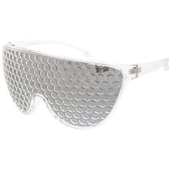 Grid Honeycomb Front Sunglasses