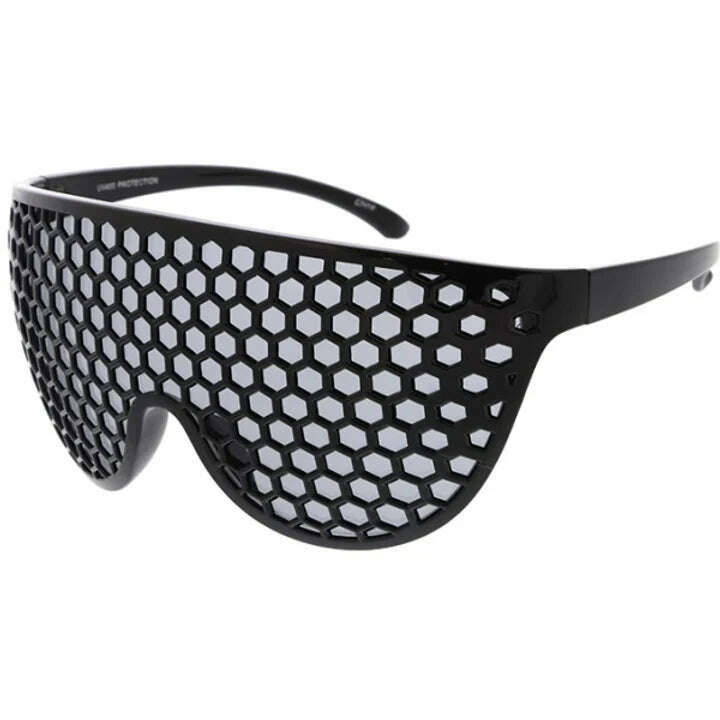 Grid Honeycomb Front Sunglasses