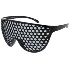 Grid Honeycomb Front Sunglasses