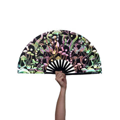 Groovy Shrooms Reflective Fan