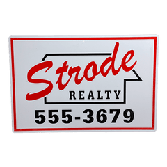 Halloween 1978 Strode Realty Metal Sign