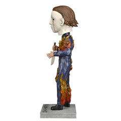 Halloween 2: 9" Michael Myers On Fire Resin Head Knocker