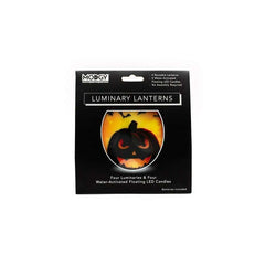 Halloween Jack-O-Lantern Floating Luminary LED Candle