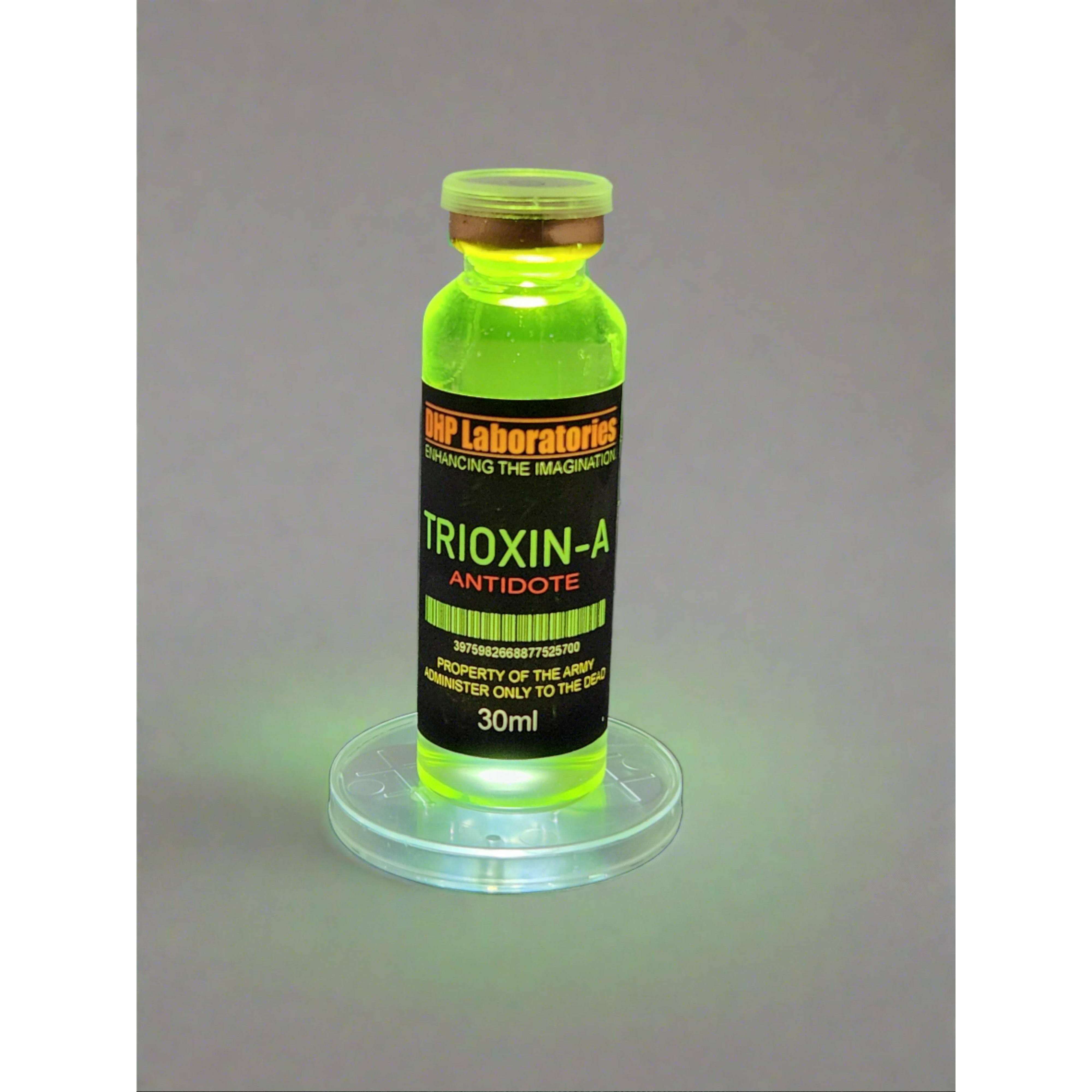 Halloween Medical Prop Vial & LED Light Up Disc Set