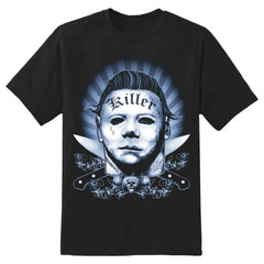 Halloween Tattooed Michael Myers Men's Graphic T-Shirt