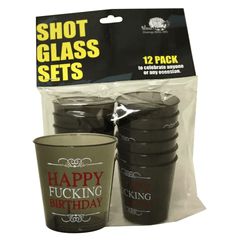 Happy F***ing Birthday Shot Glass Set