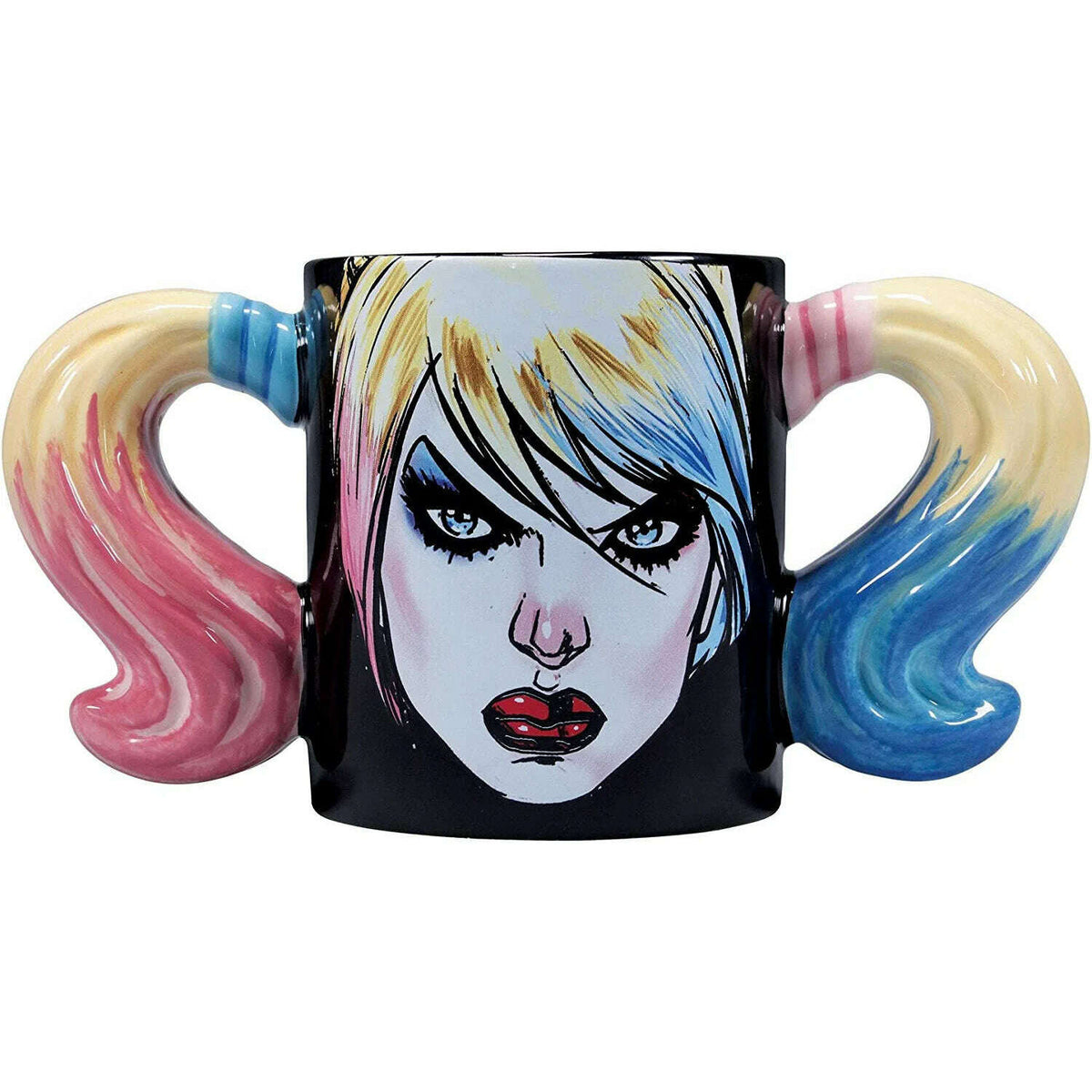 Harley Quinn 3D Pigtails Coffee Mug