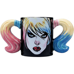 Harley Quinn 3D Pigtails Coffee Mug