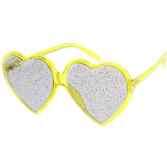 Heart Glitter Lens Sunglasses