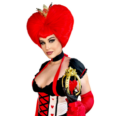 Heartless Majesty Deluxe Queen of Hearts Wig