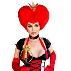 Heartless Majesty Deluxe Queen of Hearts Wig