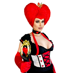 Heartless Majesty Deluxe Queen of Hearts Wig