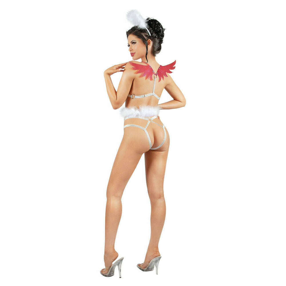 Heaven Sent Angelically Sexy Lingerie Set with Wings and Halo