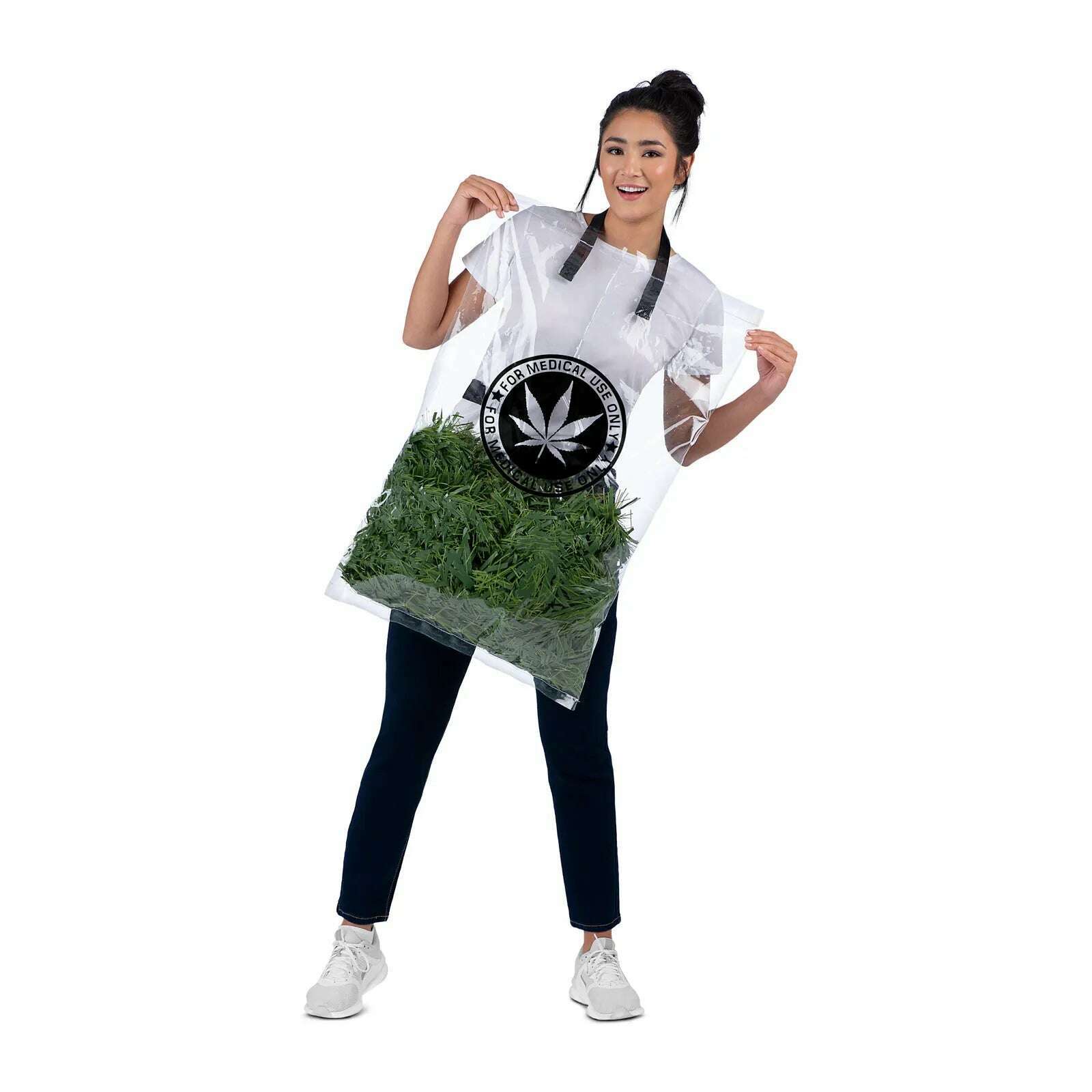 Herbal Humor: Grass Weed Baggie Adult Costume