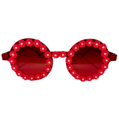 Hippie Flower Power Sunglasses