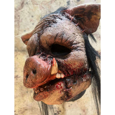 Hog Tied High Quality Mask W Jaw Movement Adjustable Strap 