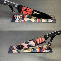 House of 1000 Corpses Captain Spaulding Kitchen Knife & Stand Set