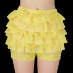Ruffled Rhumba Shorts with Lace