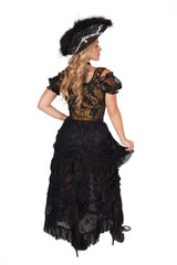 Pirate Lass Brocade Corset Top