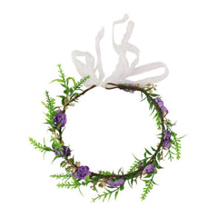 Multicolored Woodland Flower Crown