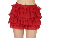 Ruffled Rhumba Shorts with Lace