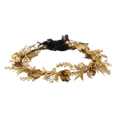 Goddess Gold Floral Adjustable Crown