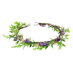 Multicolored Woodland Flower Crown