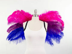 Bi Pride Feather Wings
