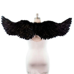 Black Swan Feathered Wings